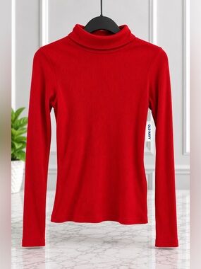 Rib Knit Old Navy Women’s Medium-Tall Turtleneck